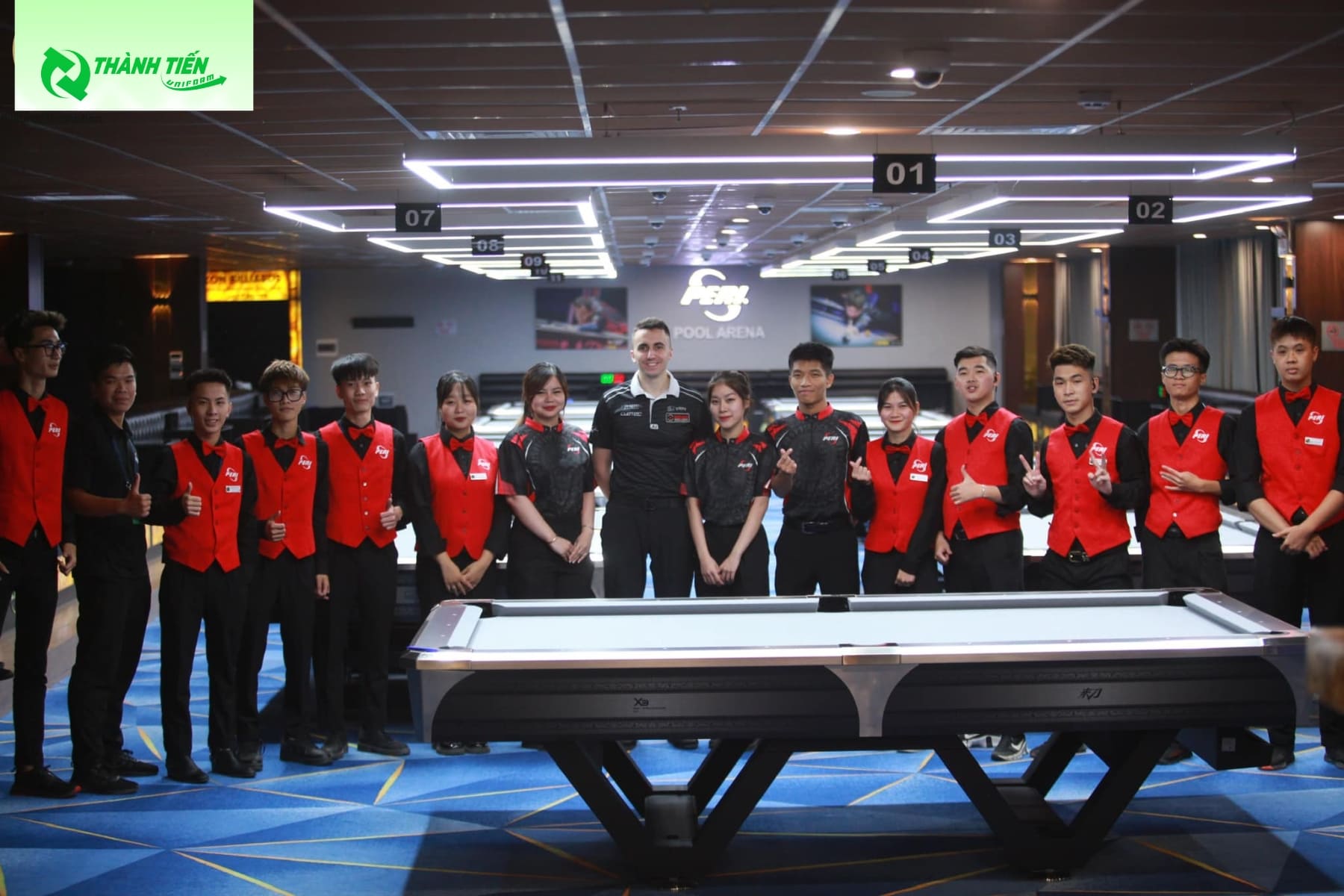 Áo gile – áo sơ mi đồng phục tuyển thủ billiards sang trọng