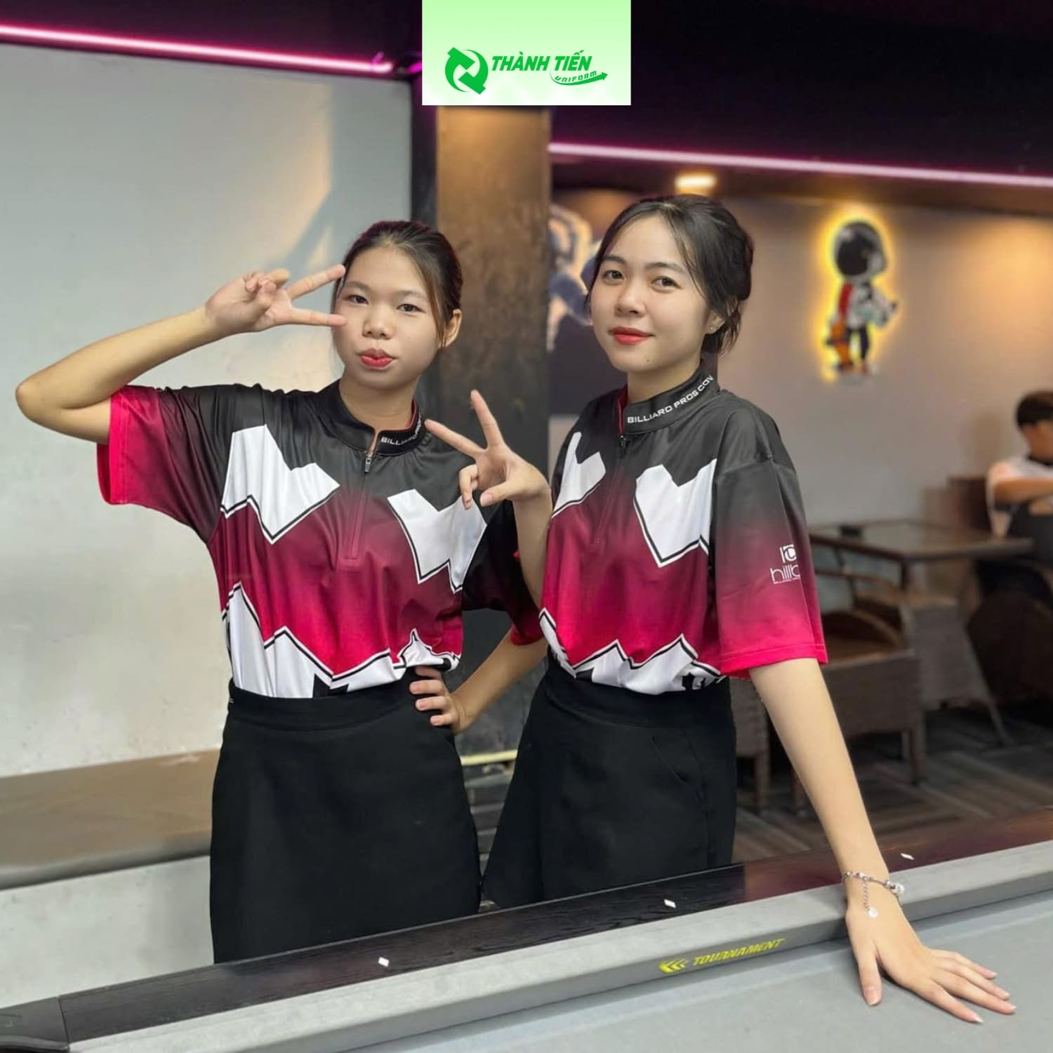 Đồng phục bida thiết kế nổi bật