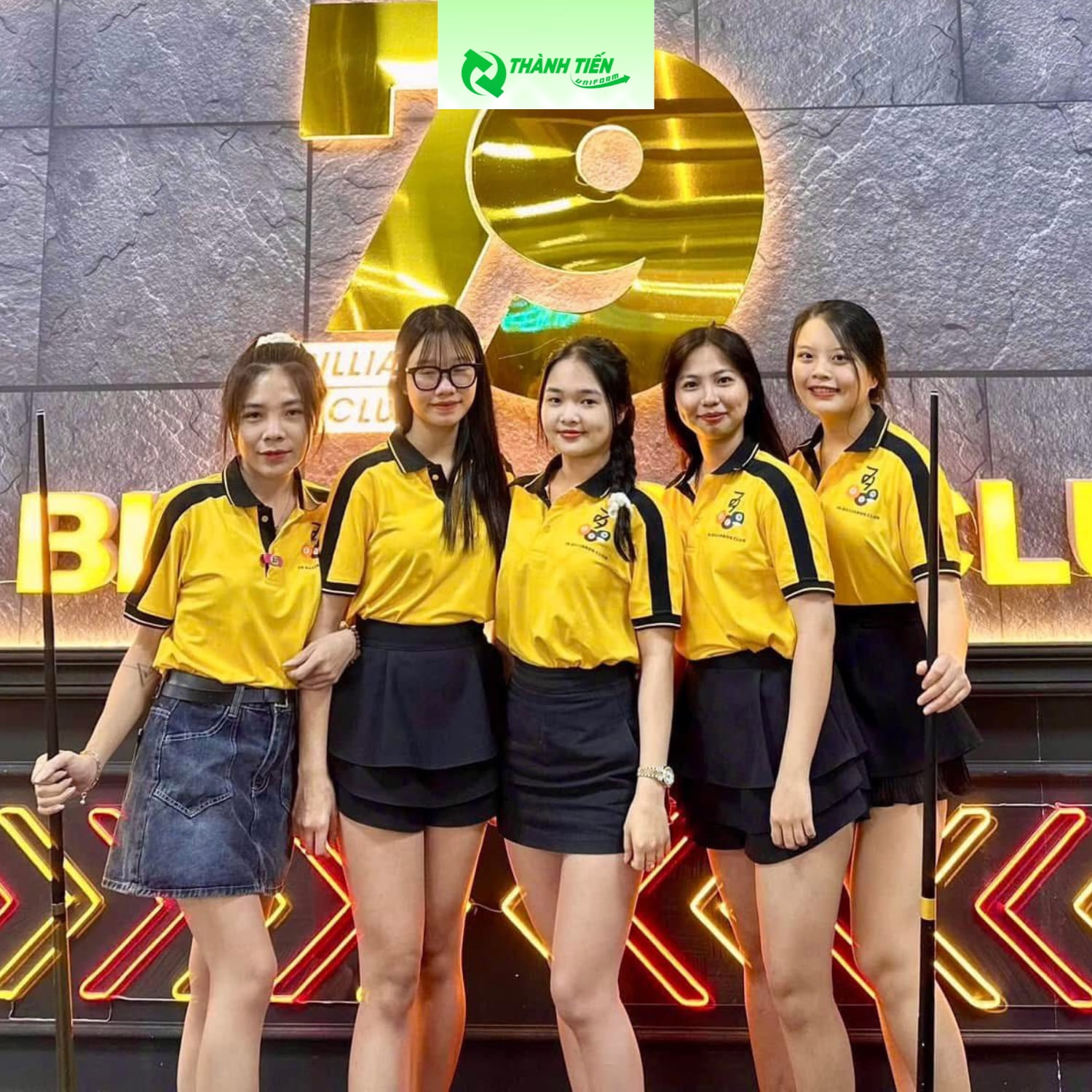 Ngọt ngào và đáng yêu với mẫu đồng phục Billiards Club