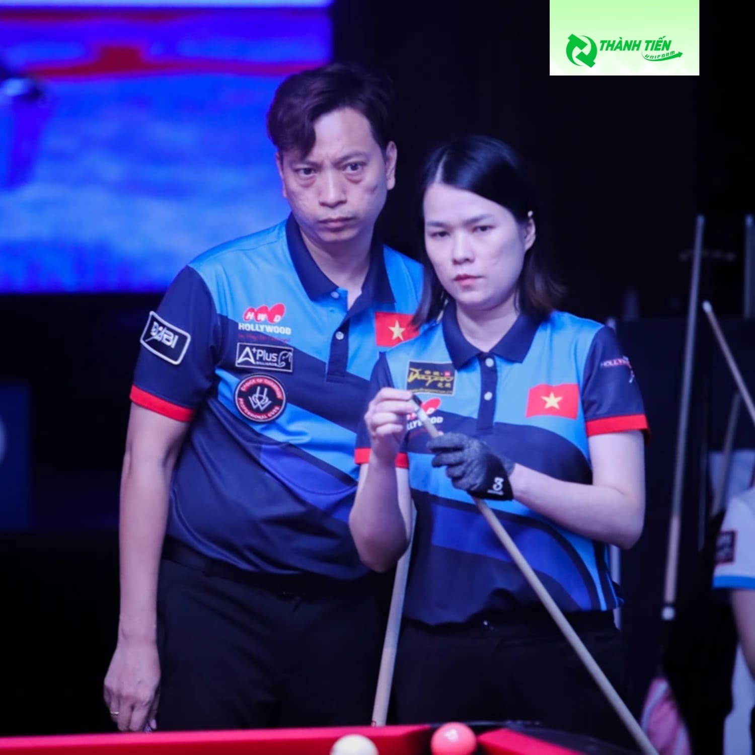 Mẫu áo thi đấu bida Việt Nam