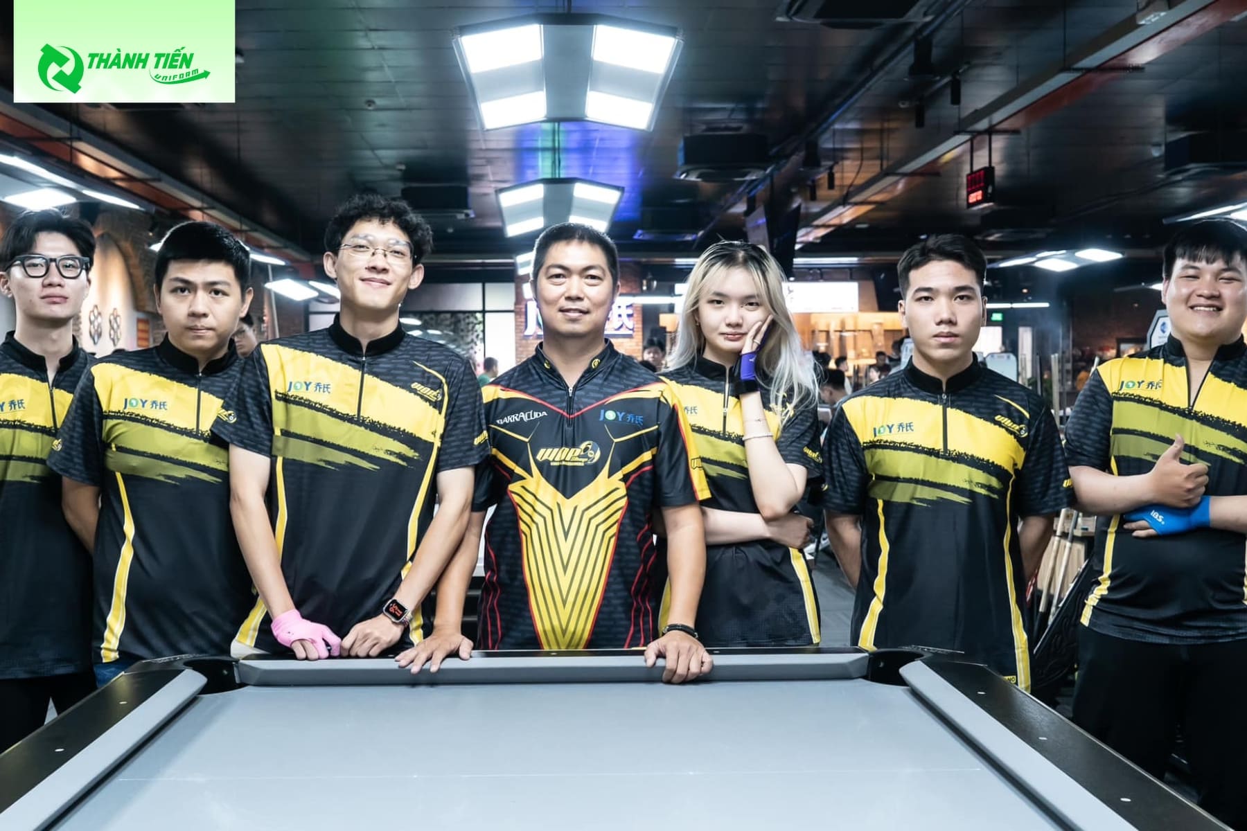 Thiết kế áo thi đấu của giải Bida Hanoi Open