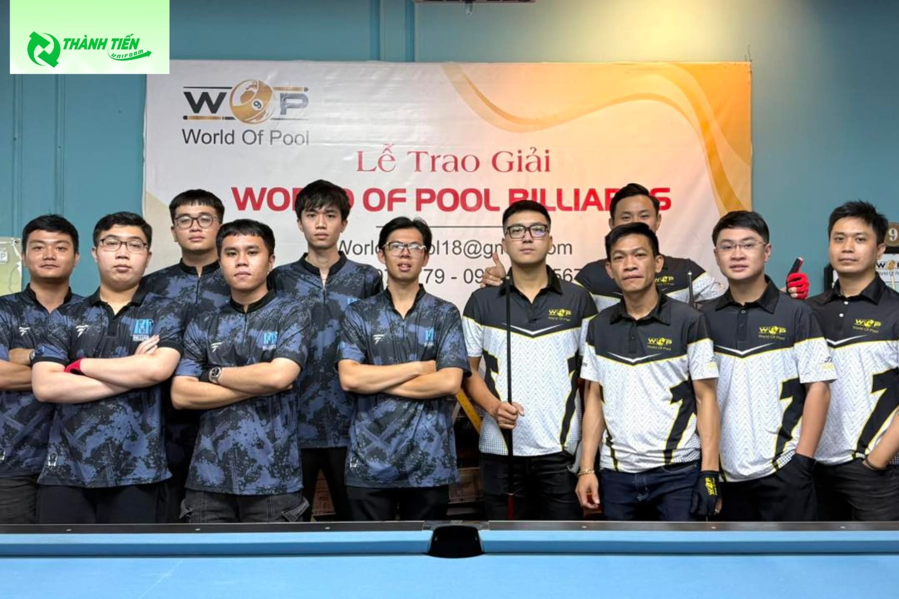 Đặt áo thun nhóm câu lạc bộ bida giá rẻ