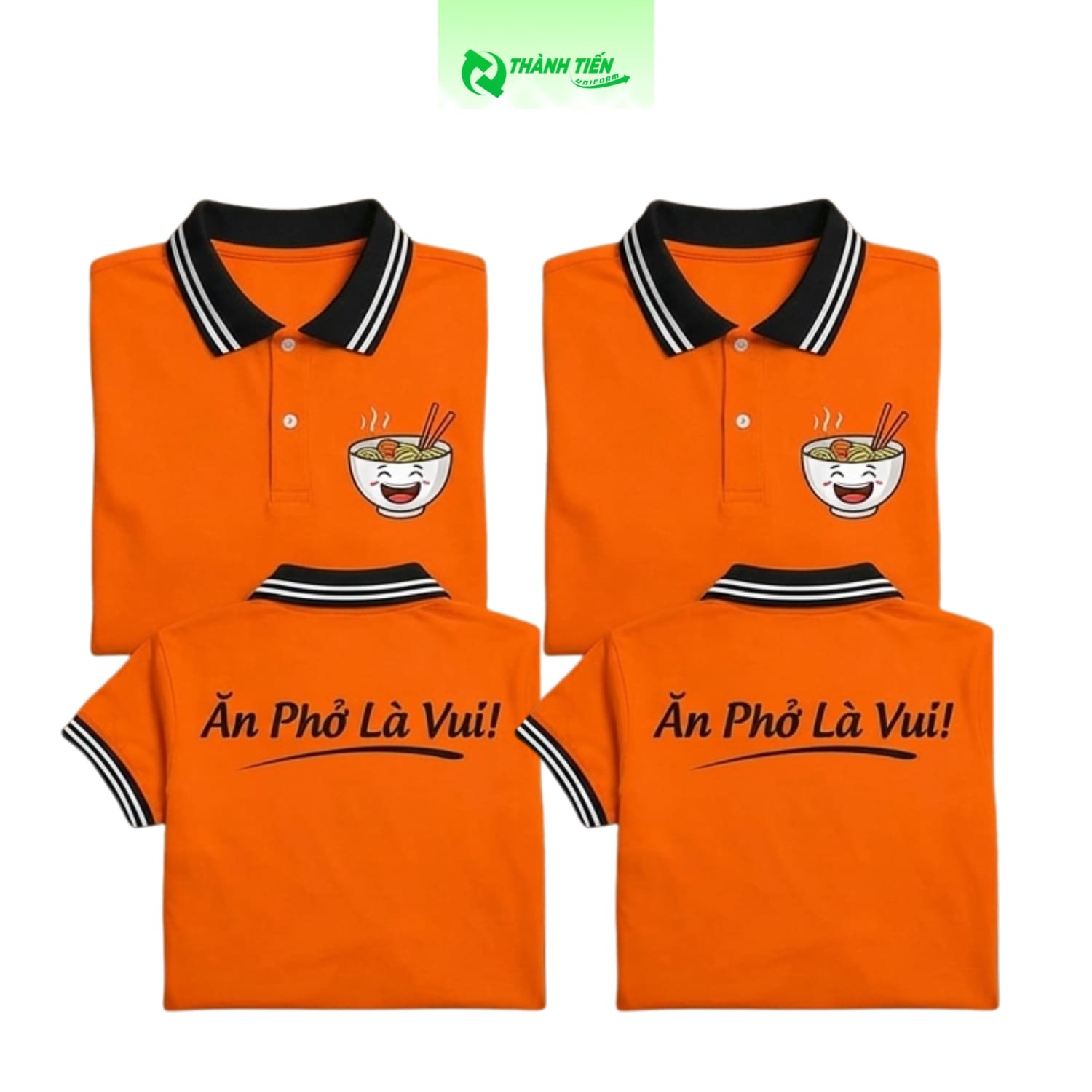 Mẫu áo polo quán phở Hà Nội