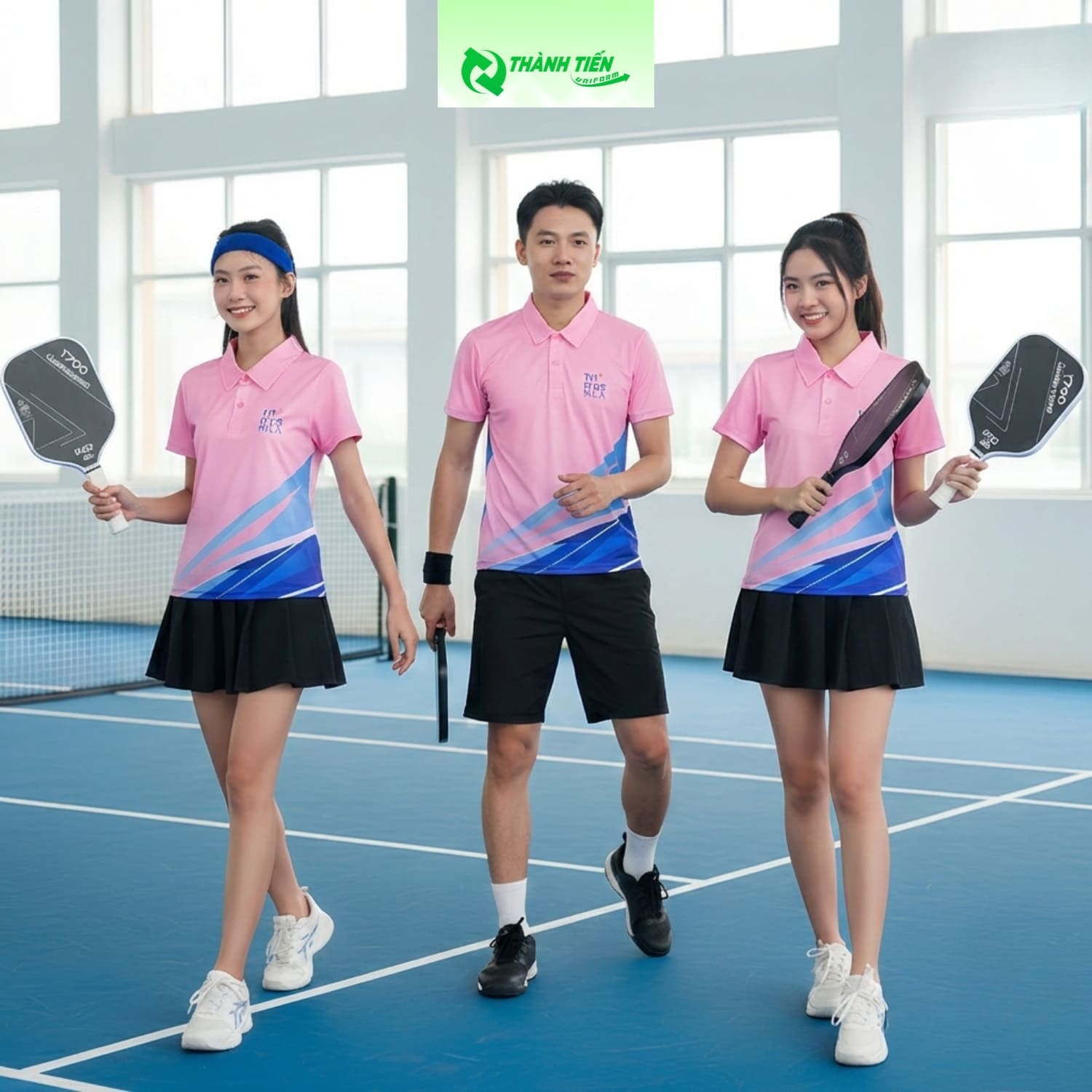 Đồng phục Pickleball nhóm may đo theo yêu cầu
