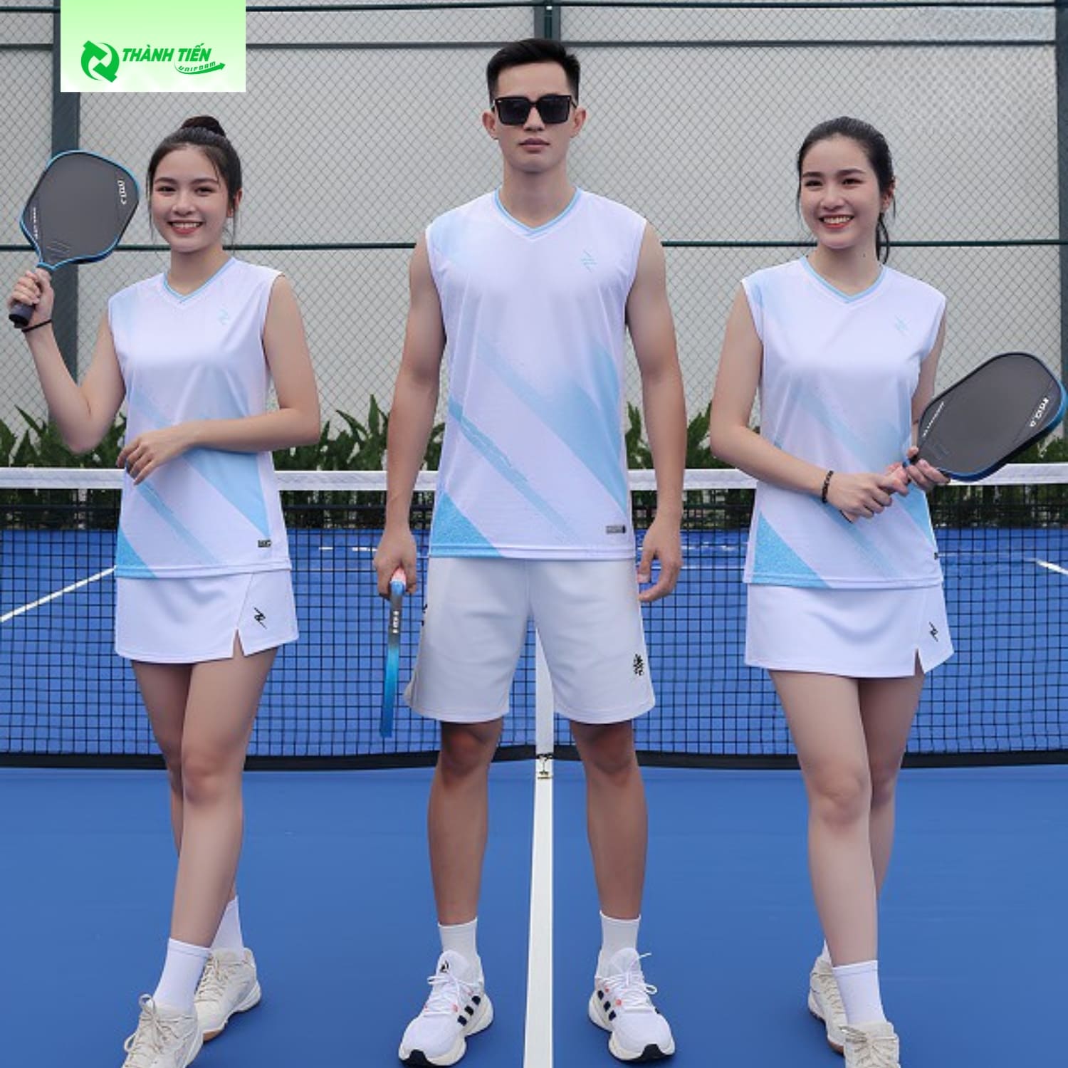 Mẫu áo Pickleball kiểu dáng ba lỗ năng động