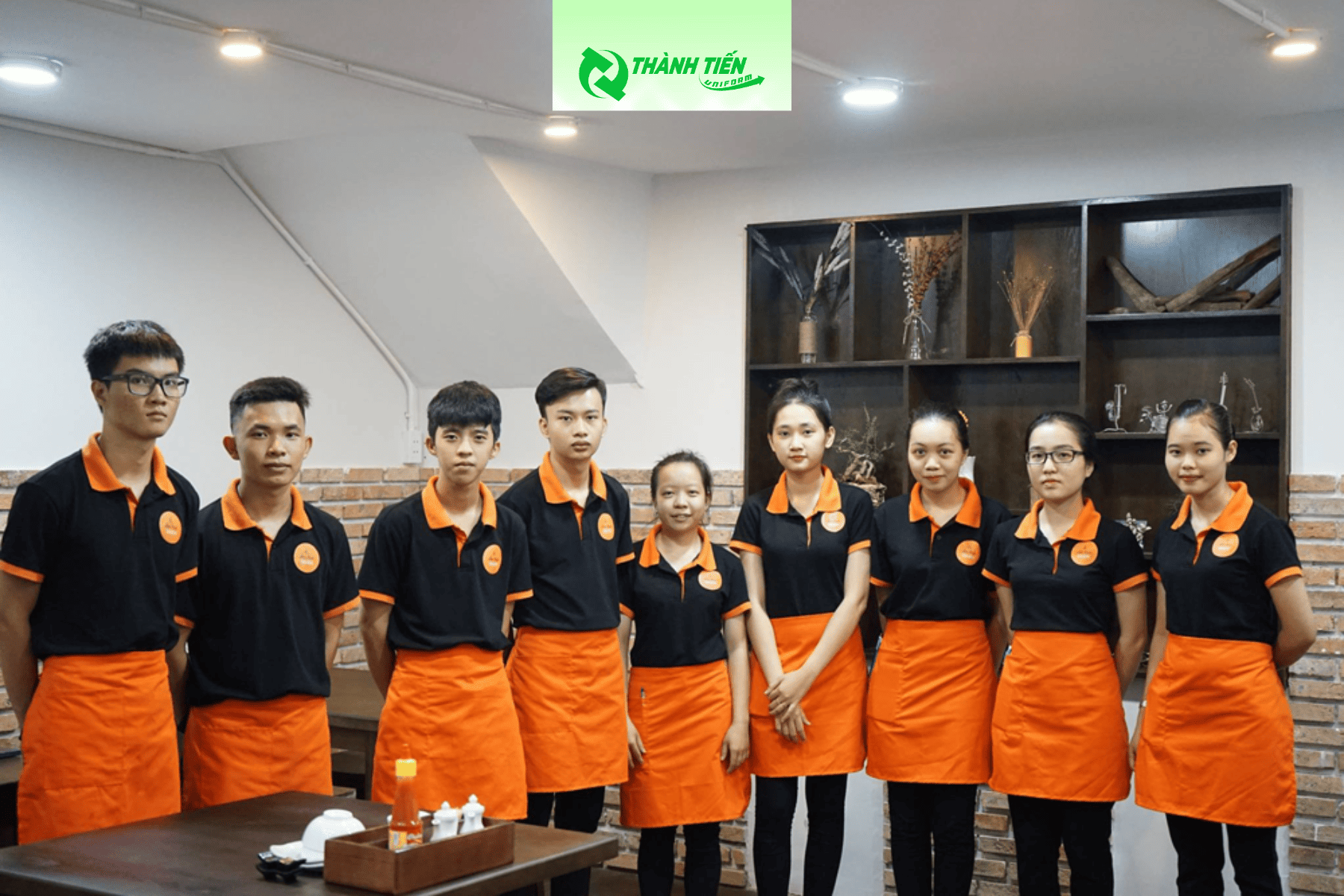 Mẫu áo đồng phục quán cơm tấm Phúc Lộc Thọ