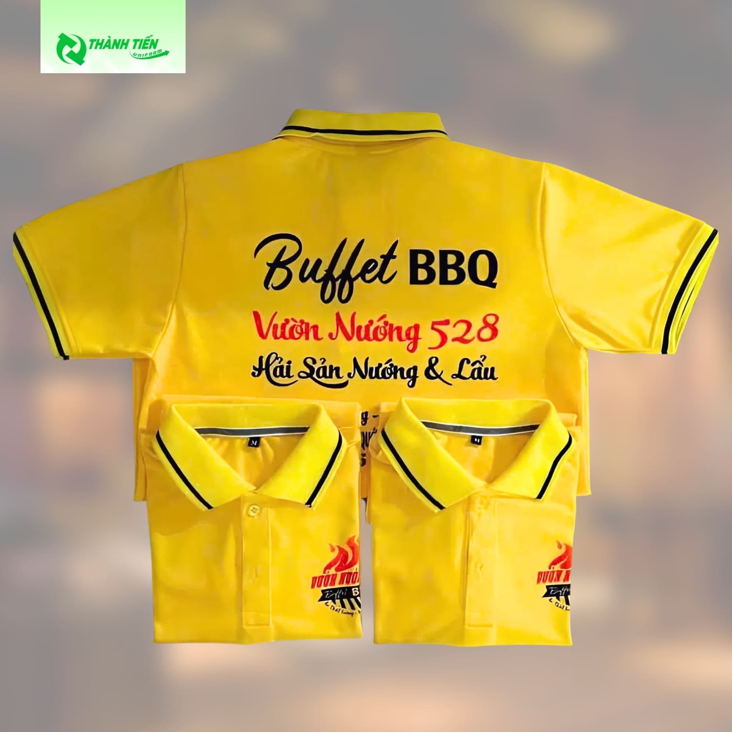 Mẫu áo thun đồng phục quán buffet đẹp