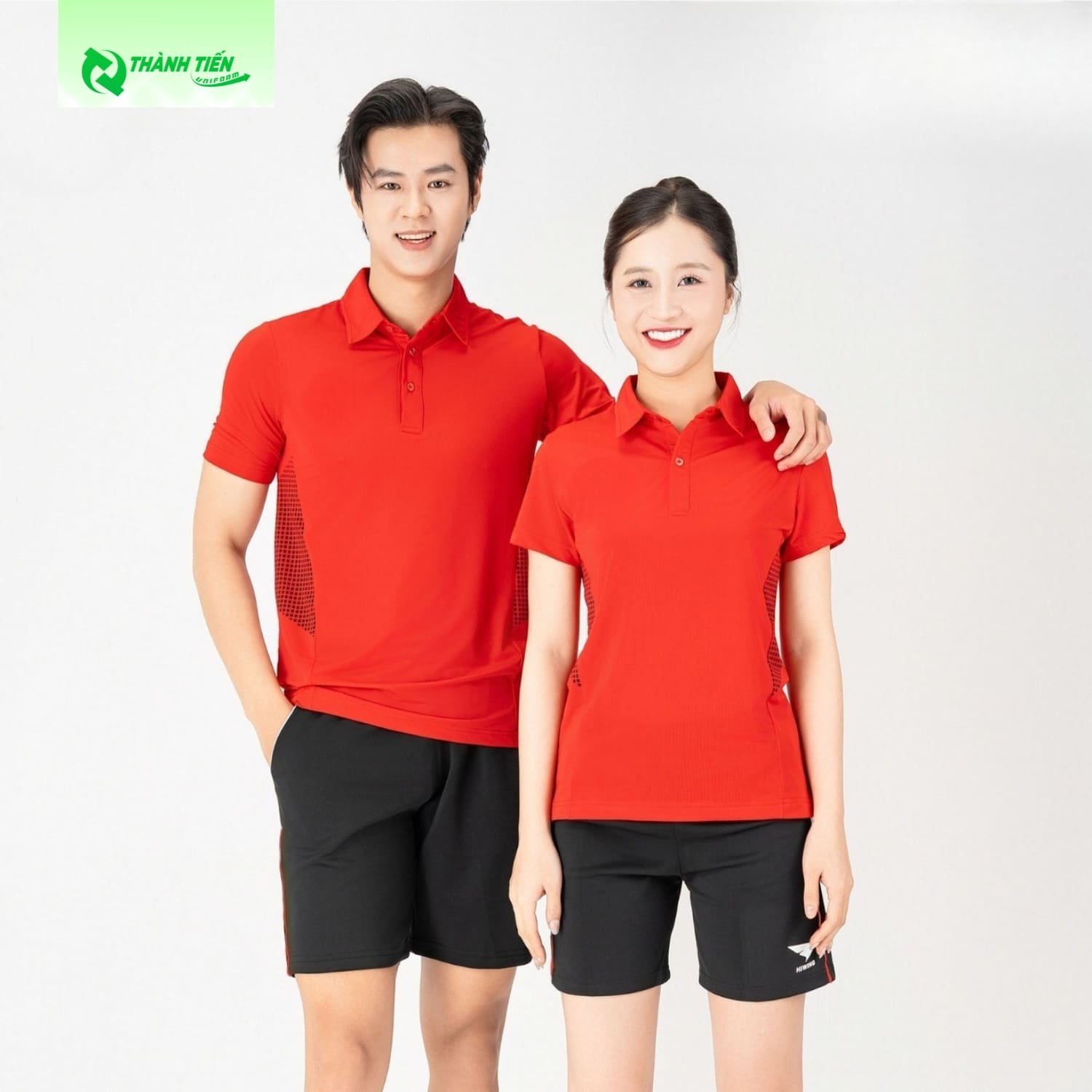 Mẫu áo thun thể thao tập yoga màu đỏ