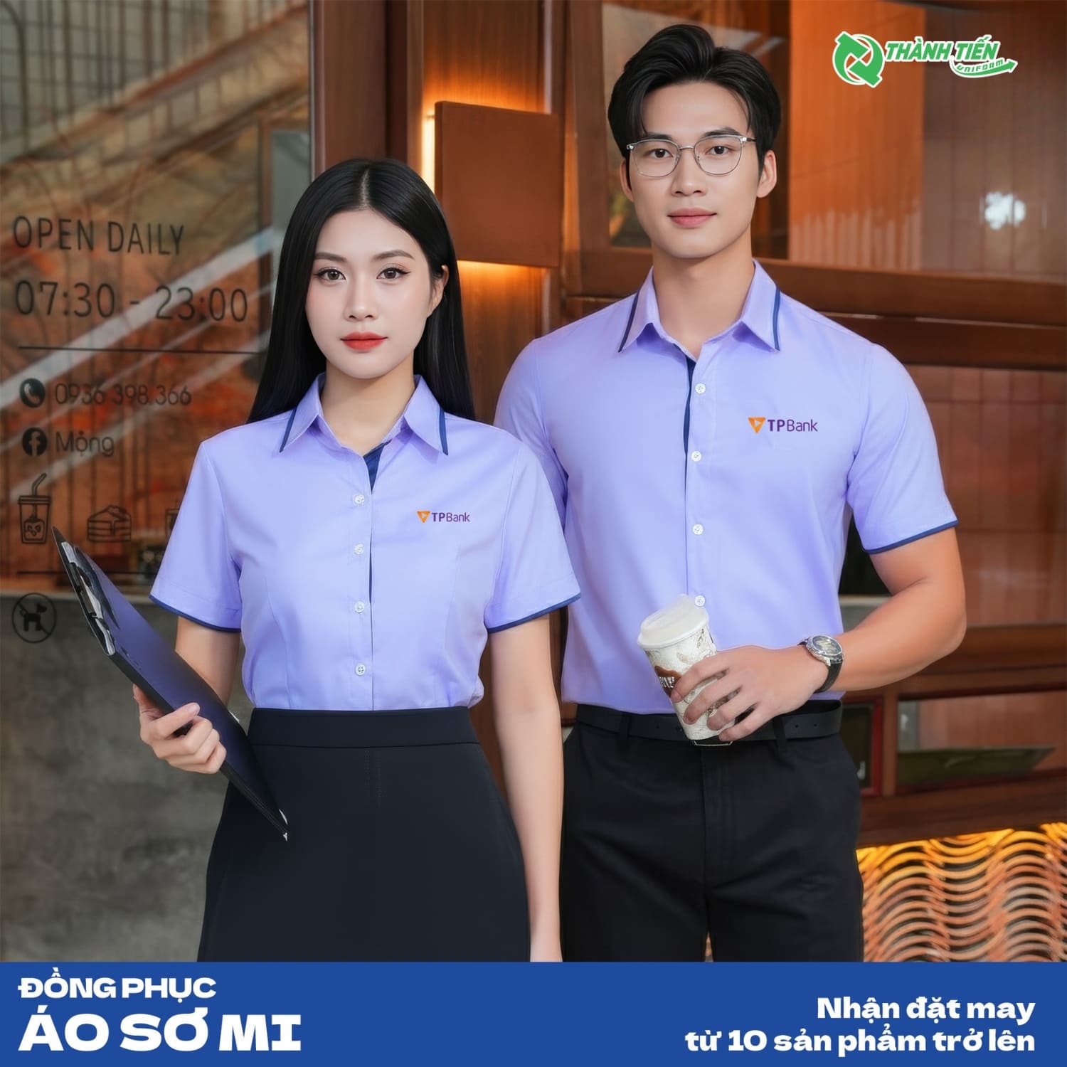 Áo sơ mi đồng phục ngân hàng đẹp nhất hiện nay