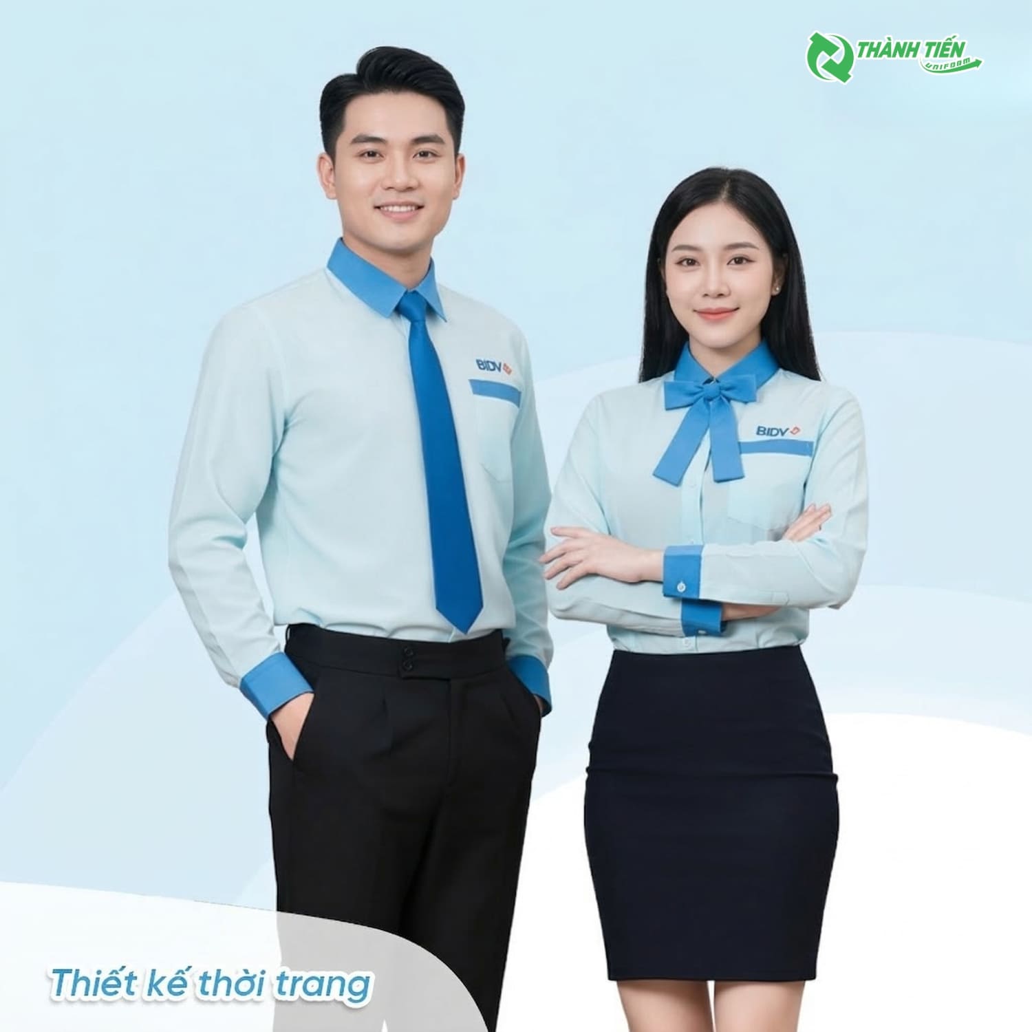 Áo sơ mi đồng phục ngân hàng