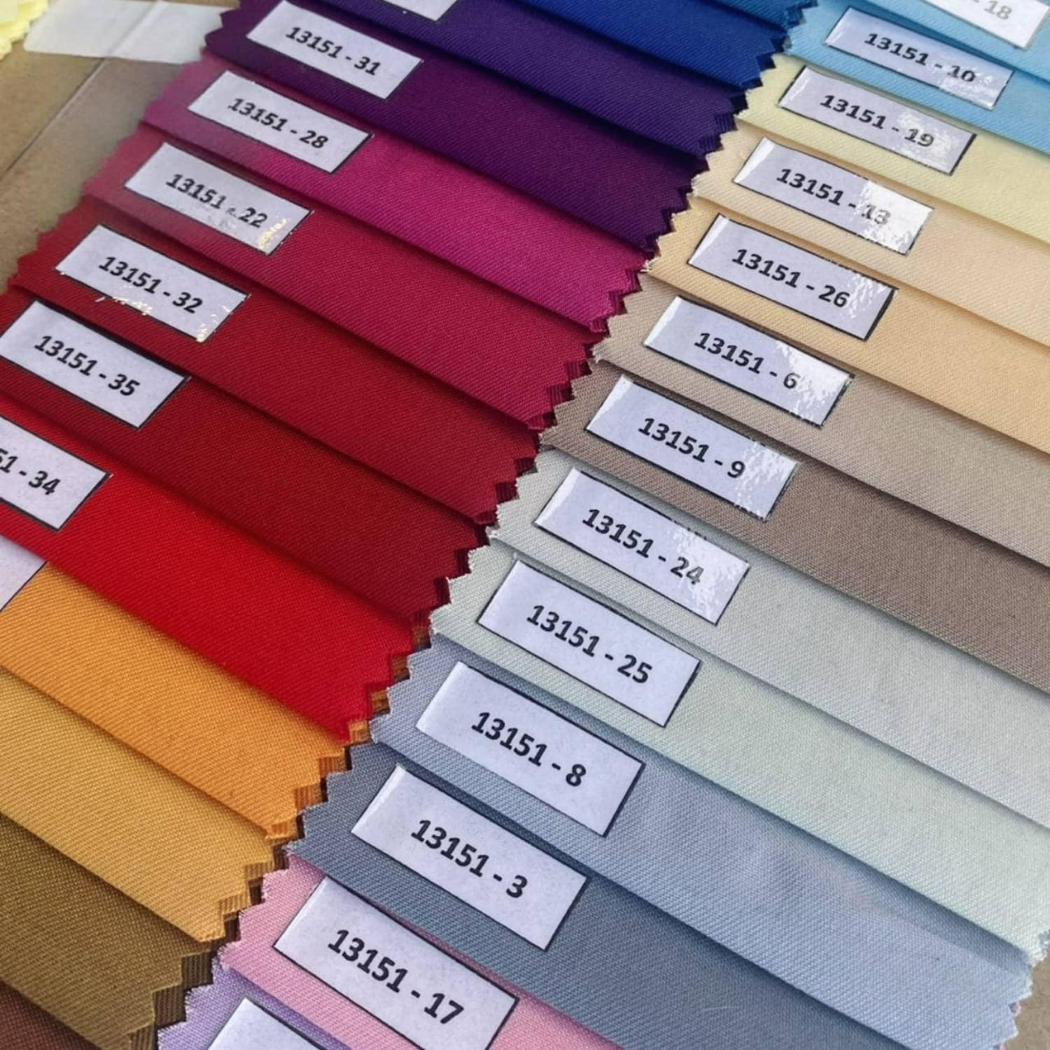 Bảng màu vải Kate Oxford