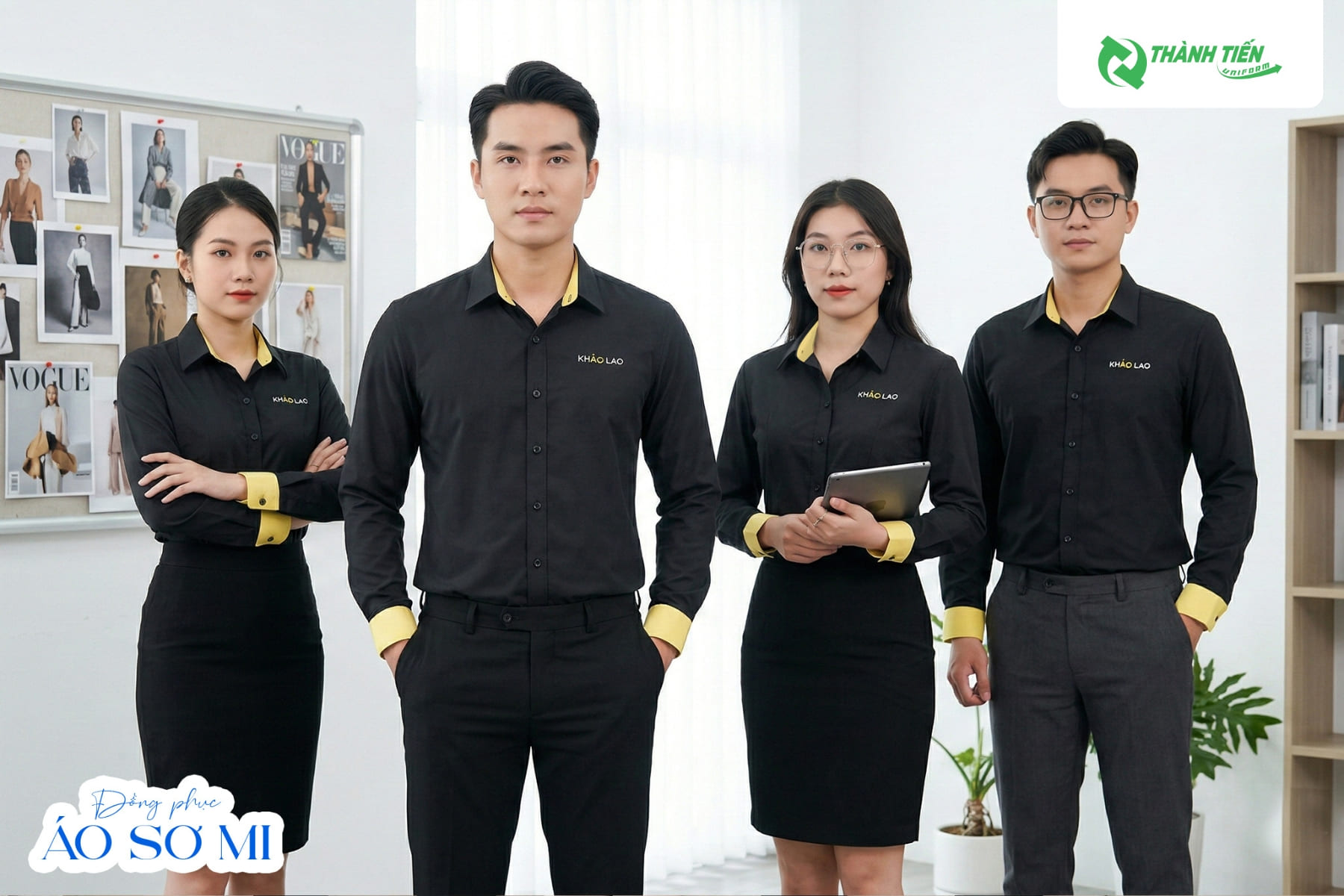 Áo sơ mi văn phòng thể hiện được sự thanh lịch