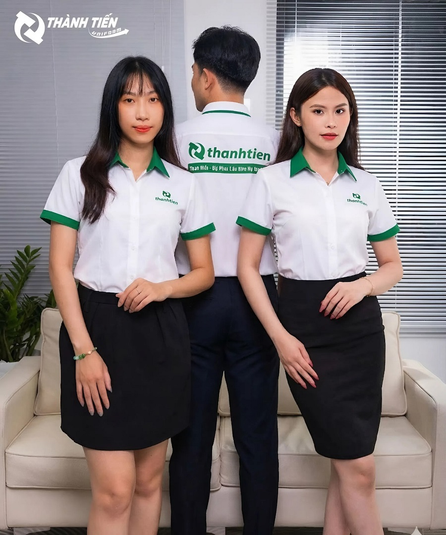 Mẫu áo sơ mi đồng phục đẹp​