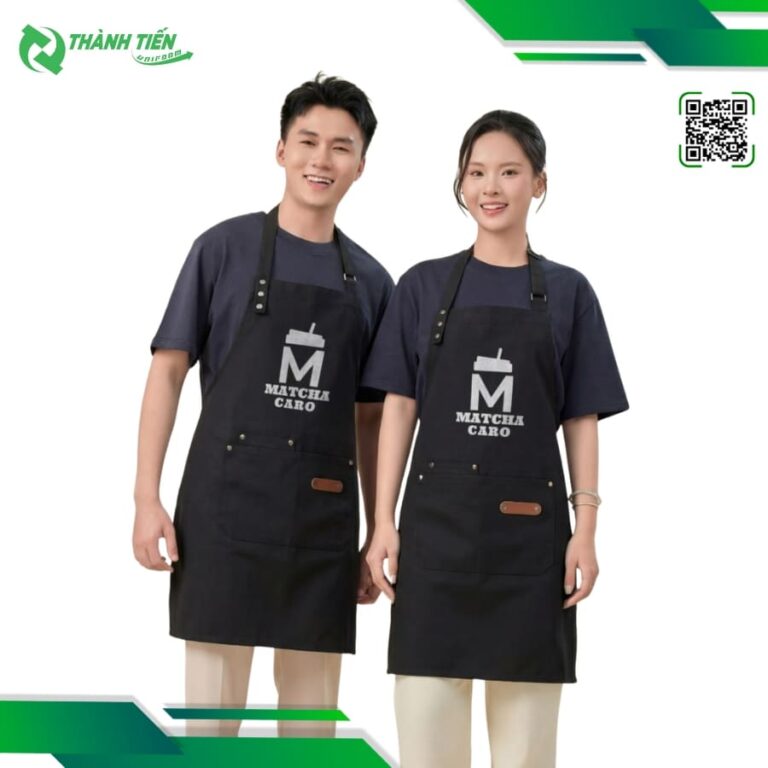 Tạp Dề Bếp Màu Đen