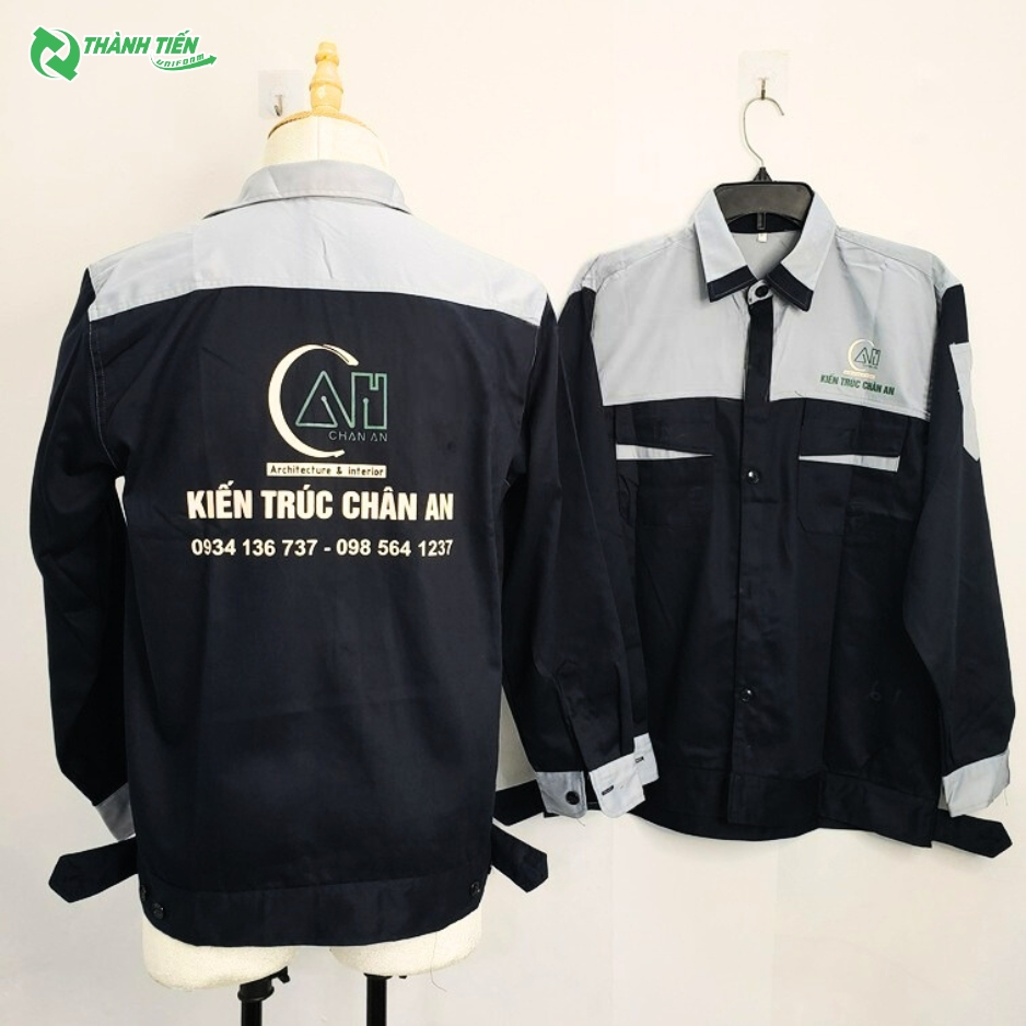 Mẫu áo khoác công nhân xây dựng