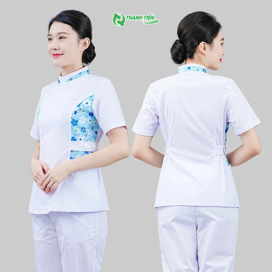 Đồng phục lễ tân bệnh viện đẹp