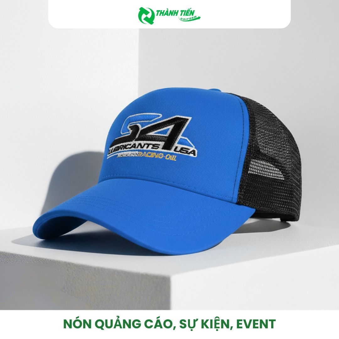 Mẫu nón kết quảng cáo phối lưới thoáng mát