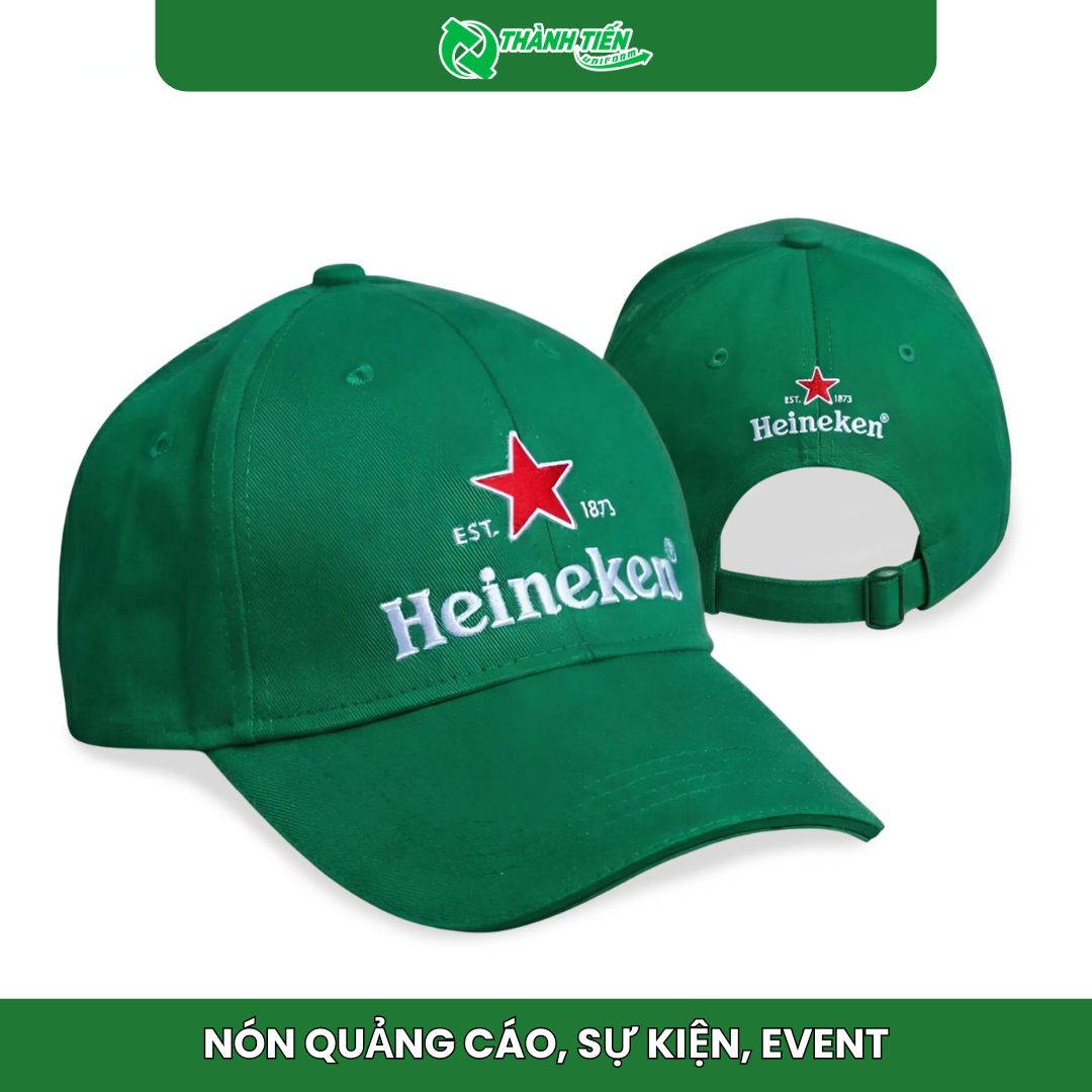 Mẫu nón kết quảng cáo sự kiện Heineken
