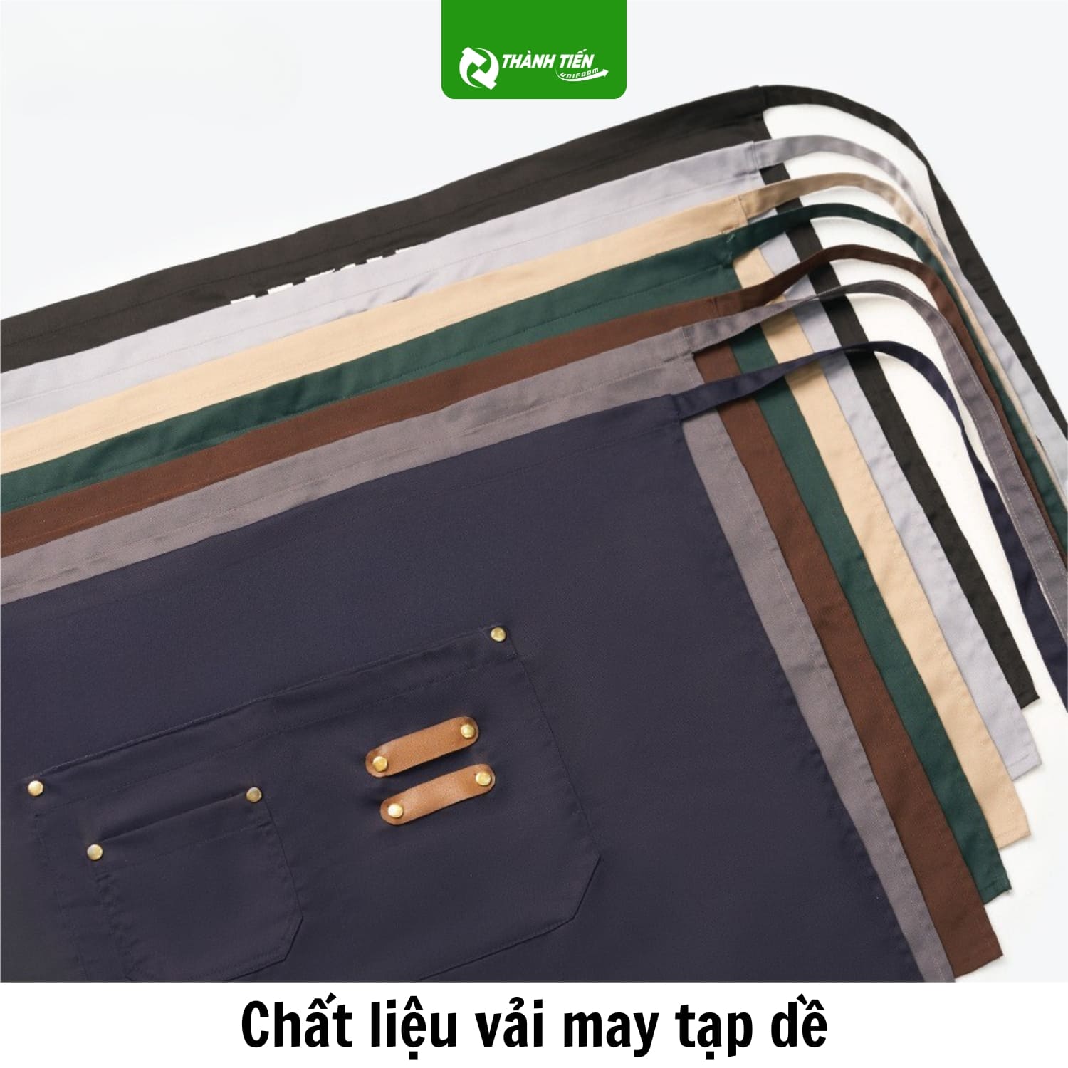 Chất liệu vải tạp dề ngắn phổ biến nhất hiện nay