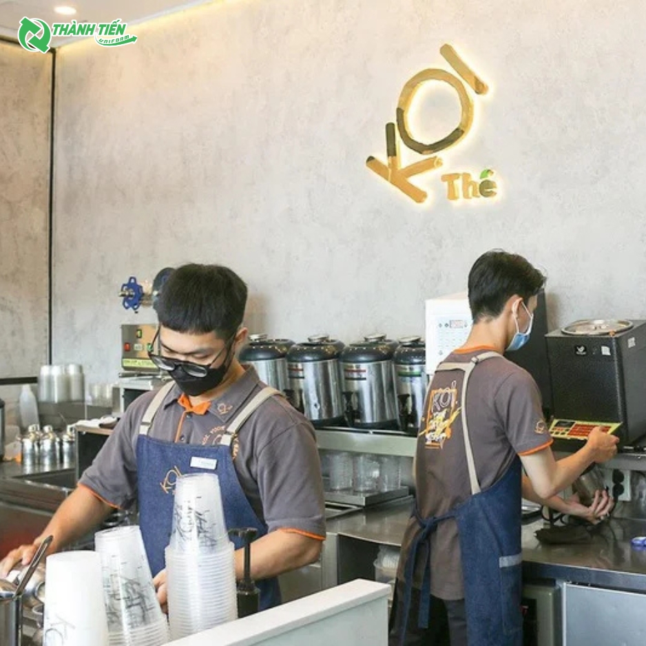 Đồng phục quán trà sữa Koi Thé