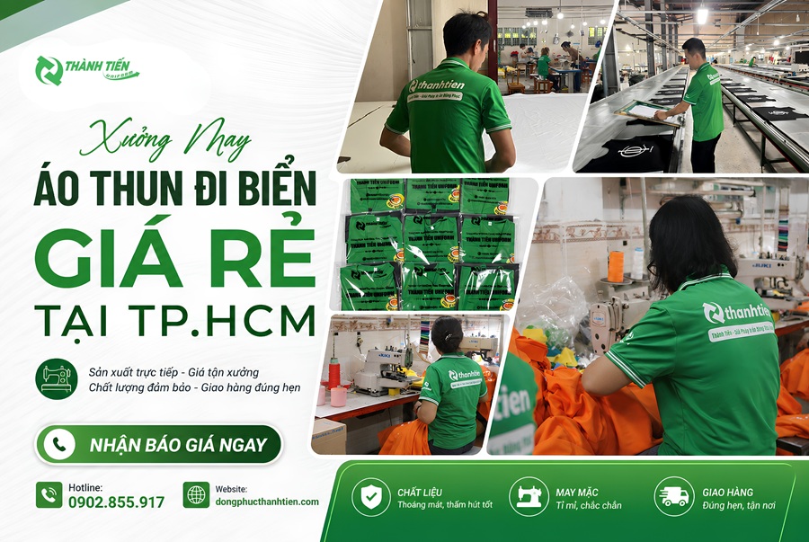 Địa chỉ may áo đồng phục du lịch giá rẻ, uy tín tại TP.HCM