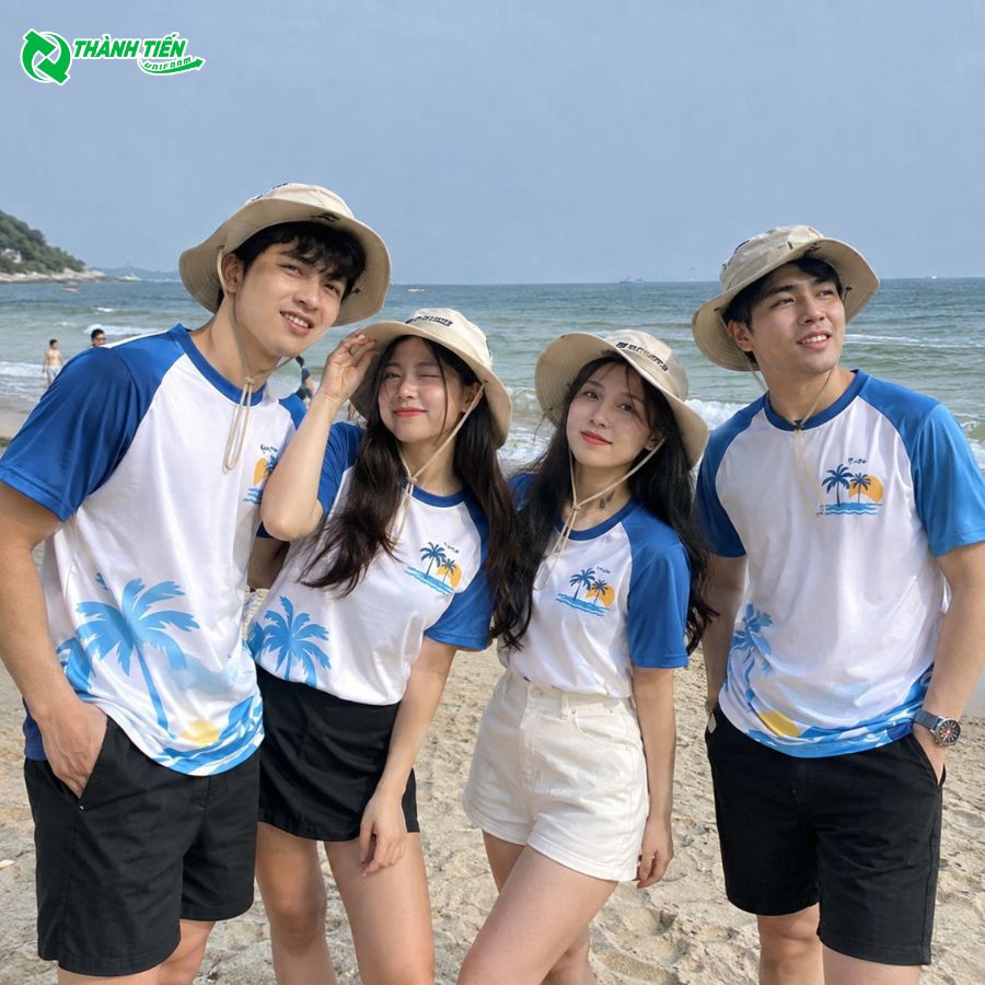 Mẫu áo nhóm đi du lịch cho công ty