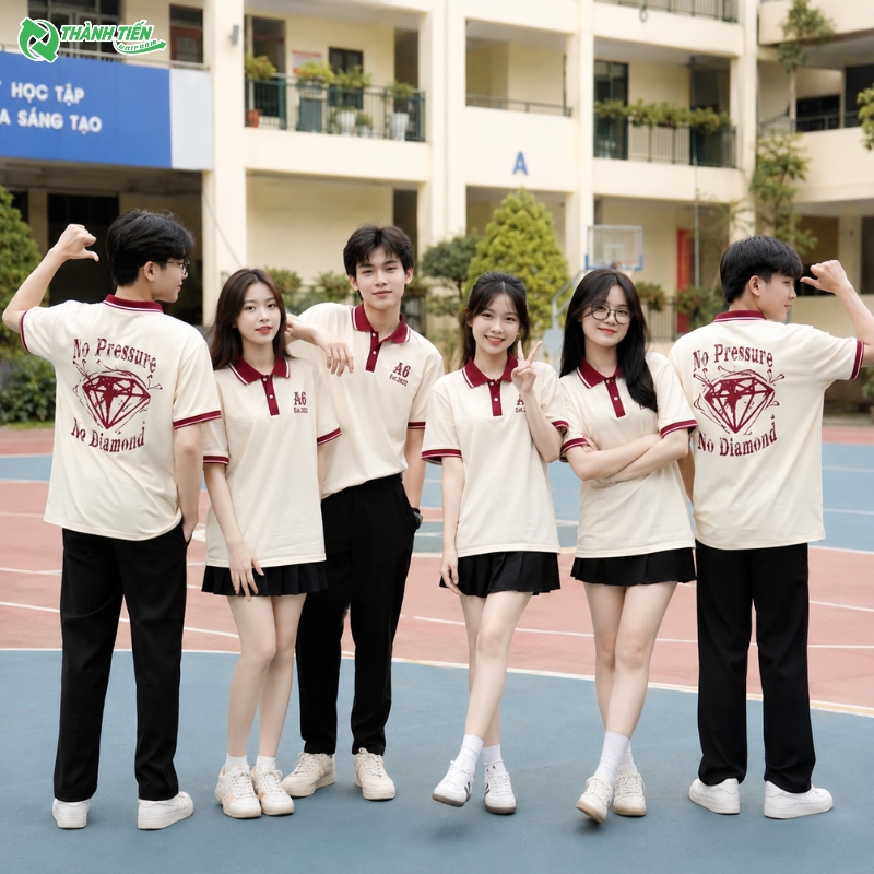 Mẫu áo lớp polo đẹp với form chuẩn, dễ mặc và phù hợp cho cả nam lẫn nữ.