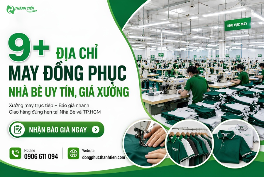 Xưởng may đồng phục tại Nhà Bè chất lượng