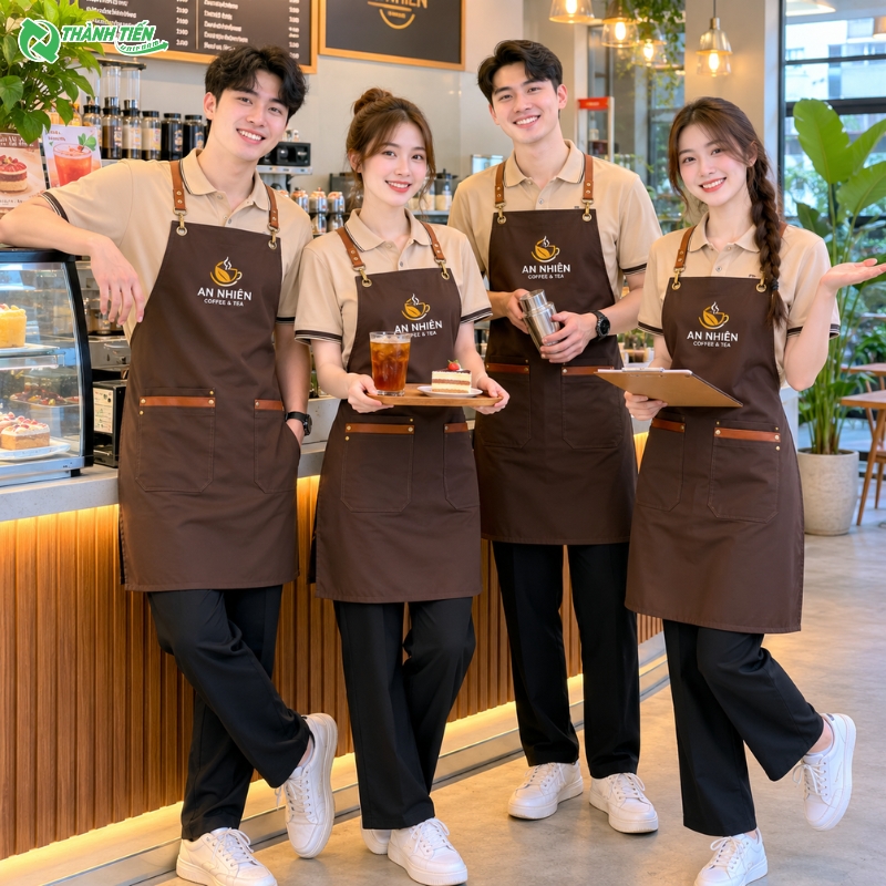 Lựa chọn tạp dề phục vụ chất lượng để xây dựng thương hiệu chuyên nghiệp