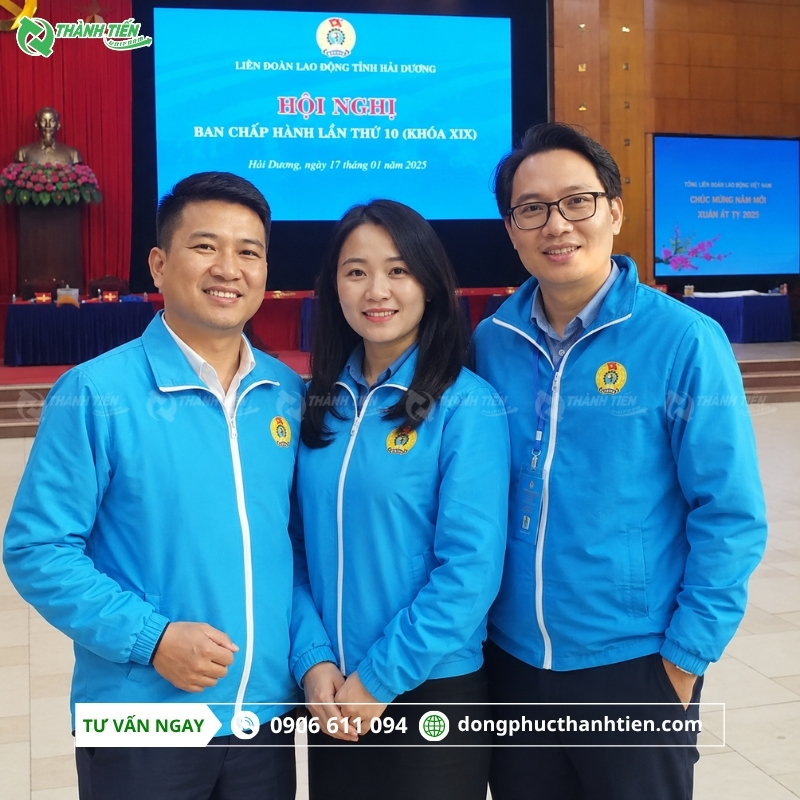Mẫu áo khoác công đoàn mùa đông