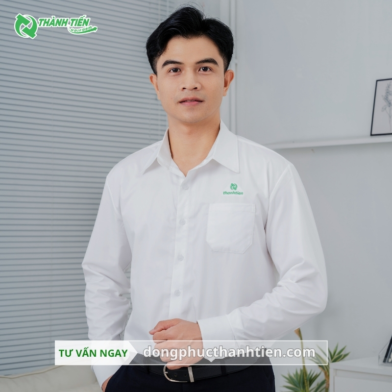 Mẫu áo sơ mi đồng phục quản lí nhà hàng, khách sạn