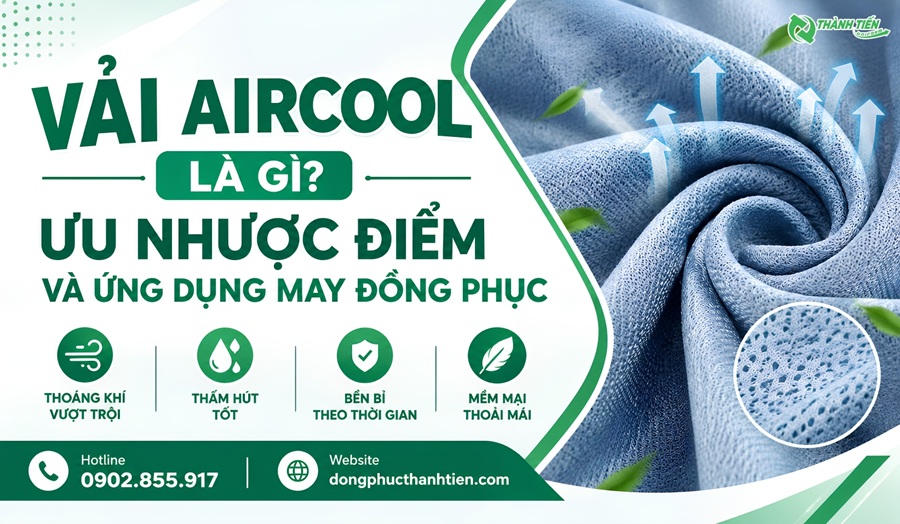 Chất liệu vải Aircool là gì?